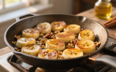 Skillet Flower Bananas